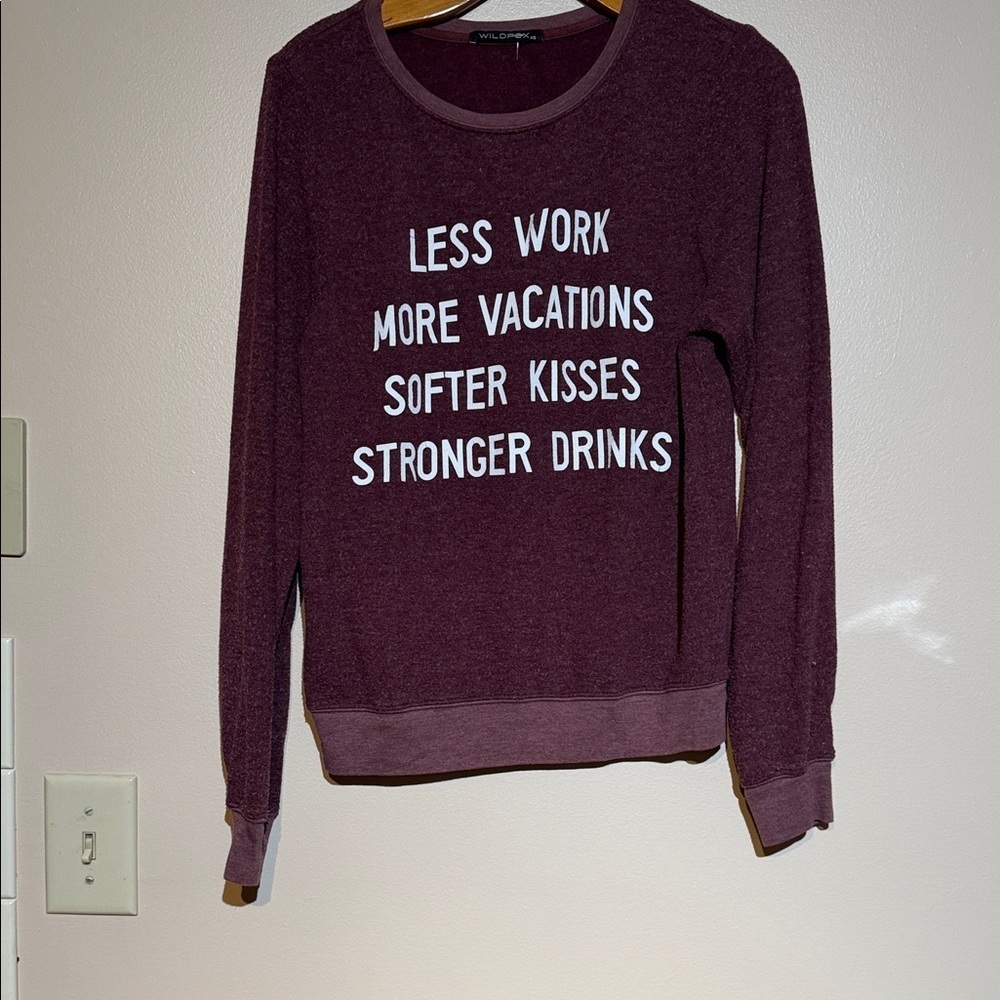 Wildfox Maroon Top